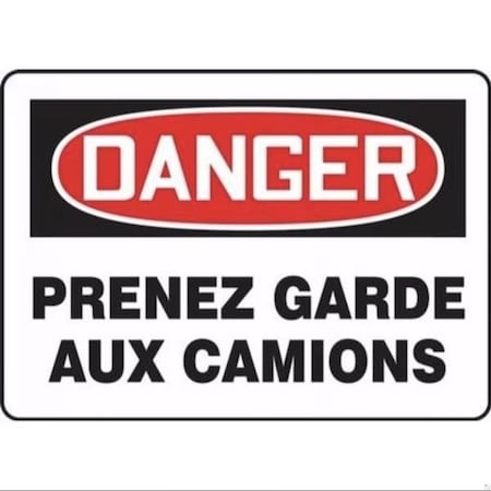 Accuform BILINGUAL FRENCH SIGN  TRAFFIC FRMVHR005XT FRMVHR005XT